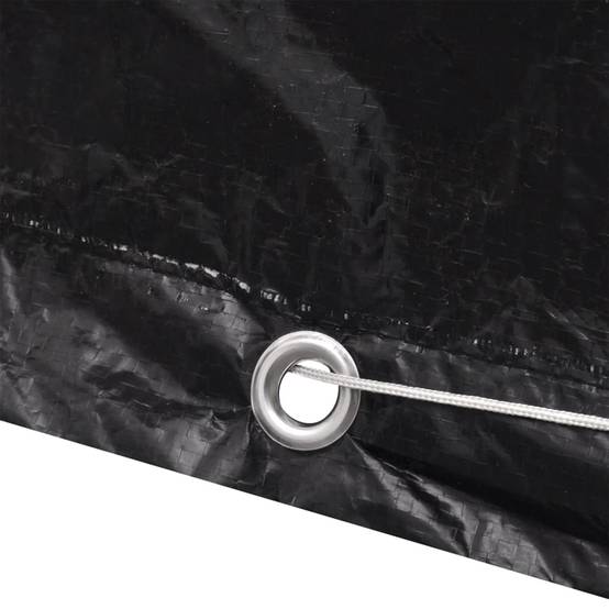 Housse de Protection Table de Ping-Pong PE Imperméable pour Extérieur Noir 160x55x182 cm – ComfortXL Outdoor Living - Image 5
