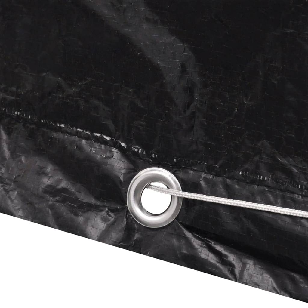 Housse de Protection Table de Ping-Pong PE Imperméable pour Extérieur Noir 160x55x182 cm – ComfortXL Outdoor Living - Image 5