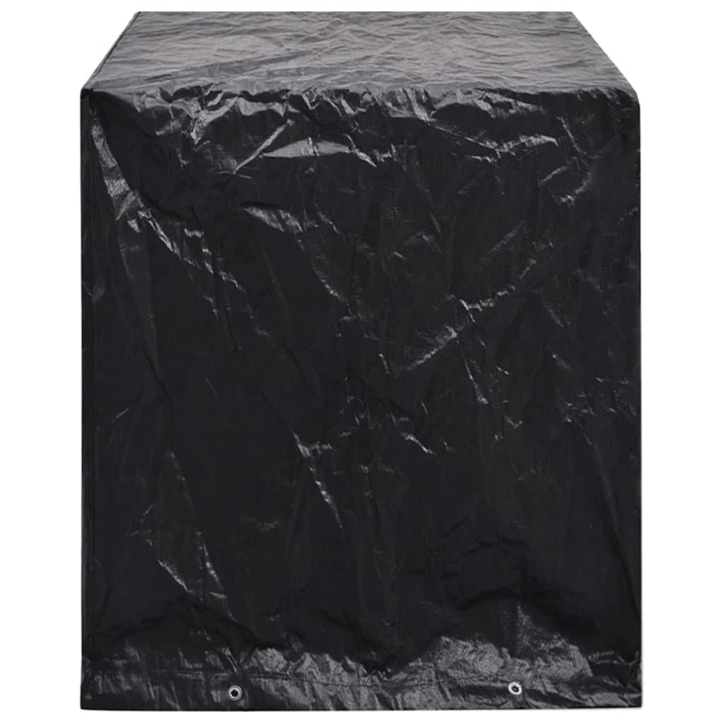 Housse de Protection Table de Ping-Pong PE Imperméable pour Extérieur Noir 160x55x182 cm – ComfortXL Outdoor Living - Image 3