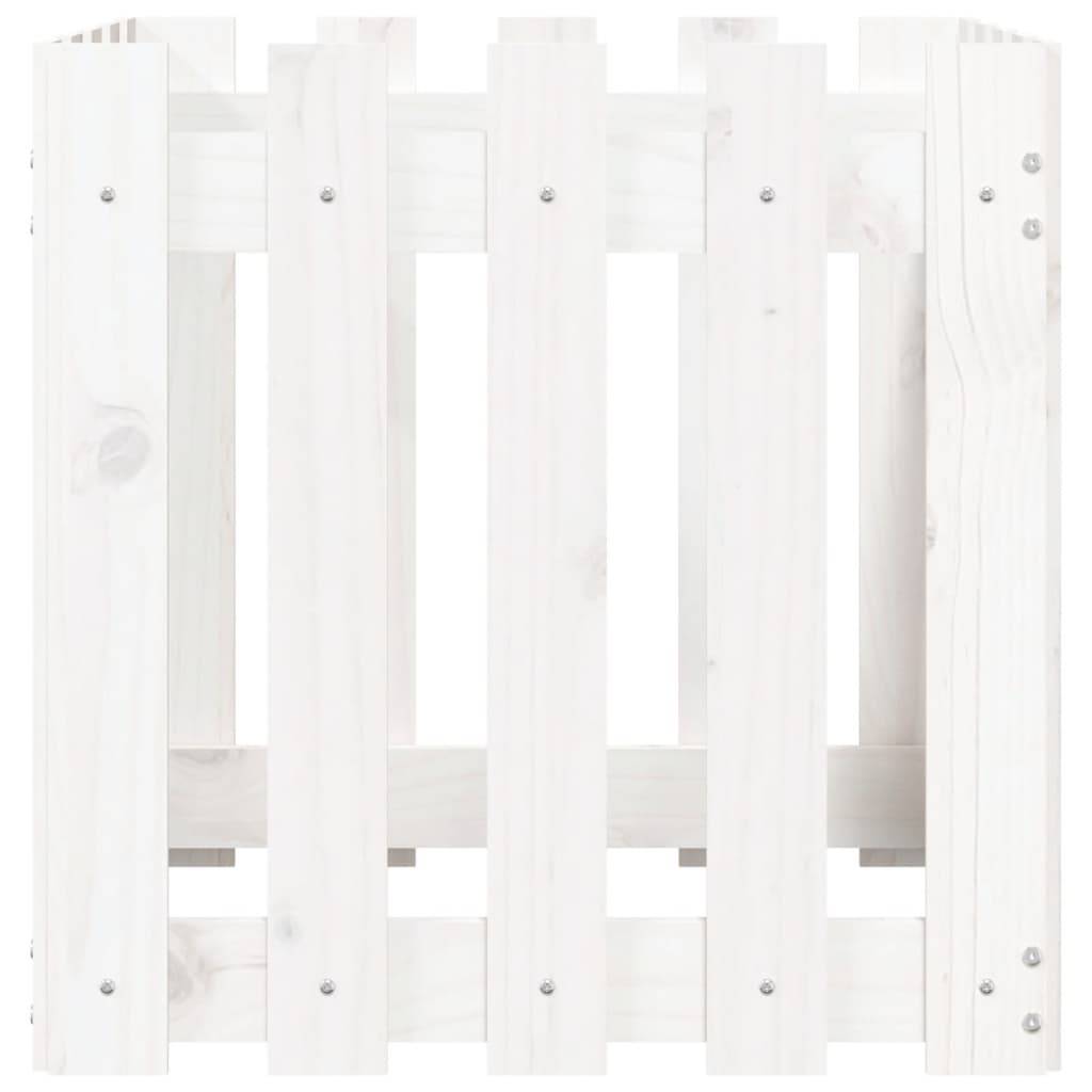 Prolenta Premium - Jardinière bois blanc 50 x 50 x 50 cm - Prolenta premium p326.1 - Image 5