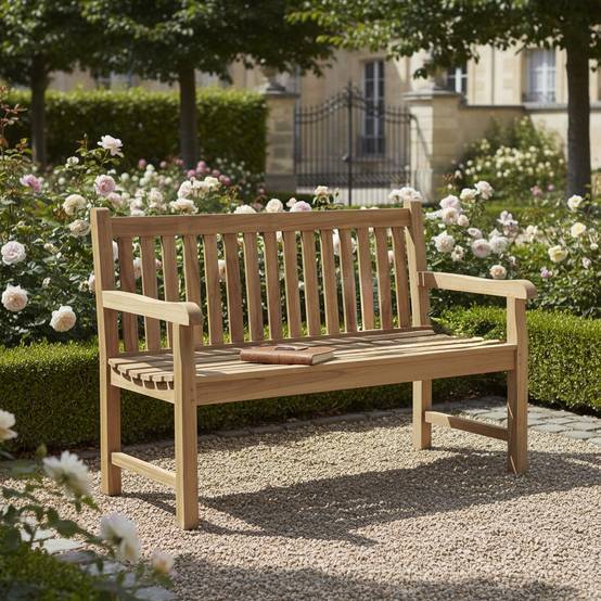 Teck'Attitude - Banc en teck massif Notting Hill 130 cm - TECK'Attitude - Imagen 2