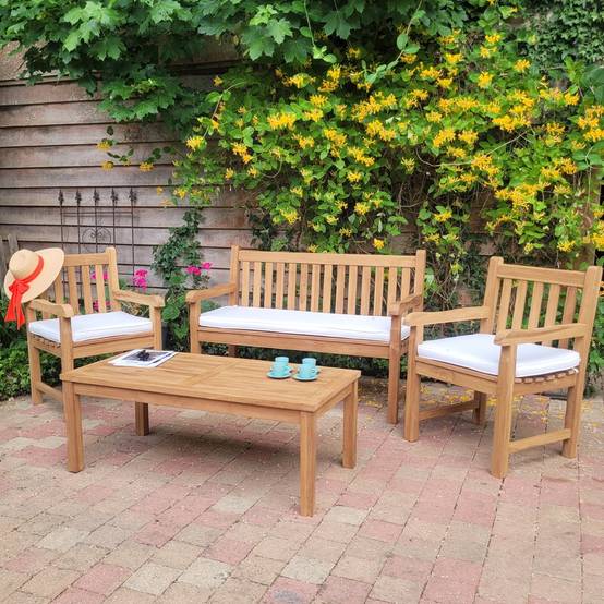Teck'Attitude - Banc en teck massif Notting Hill 130 cm - TECK'Attitude - Imagen 7