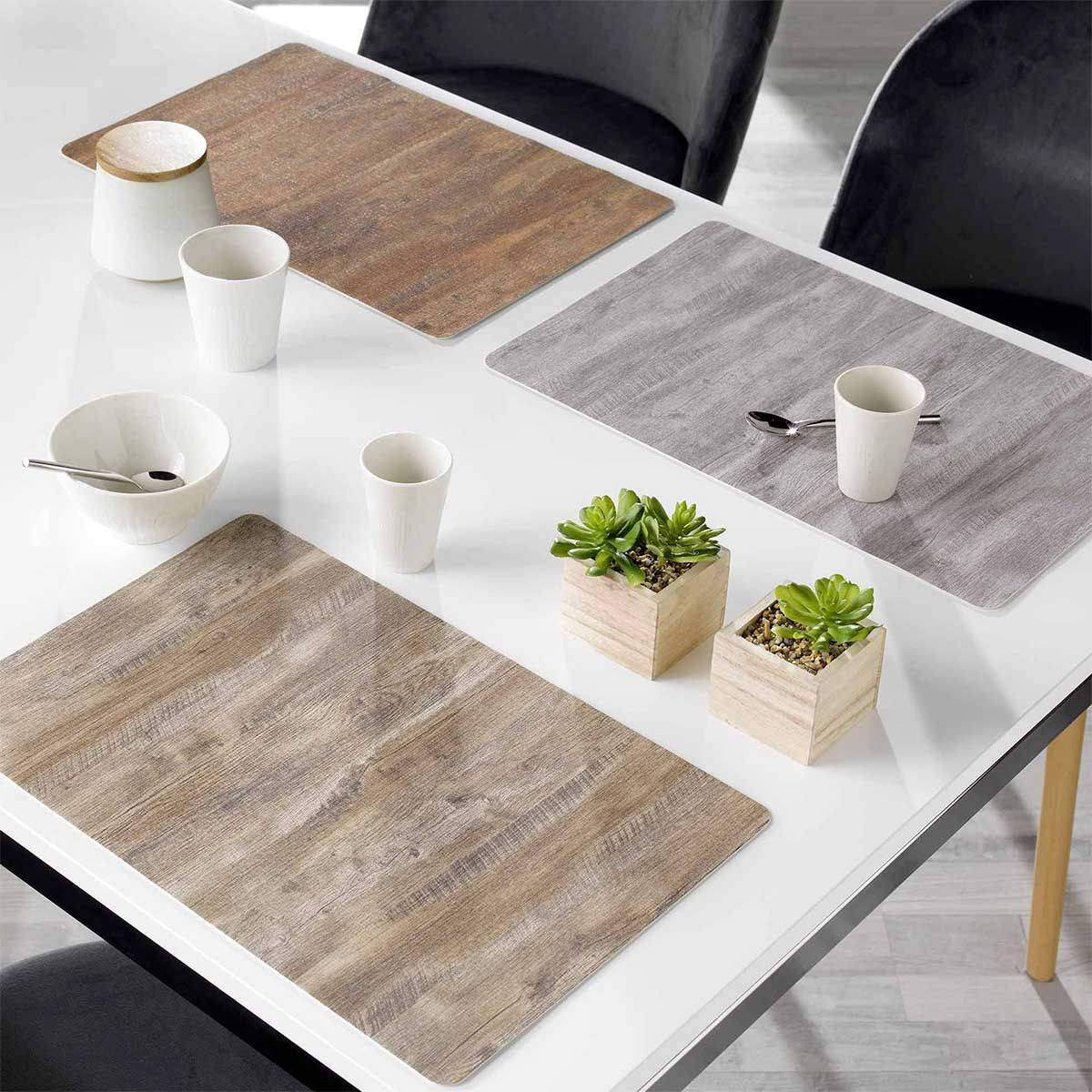 Set de Table Design "Venise" 28x43cm Gris - Image 3