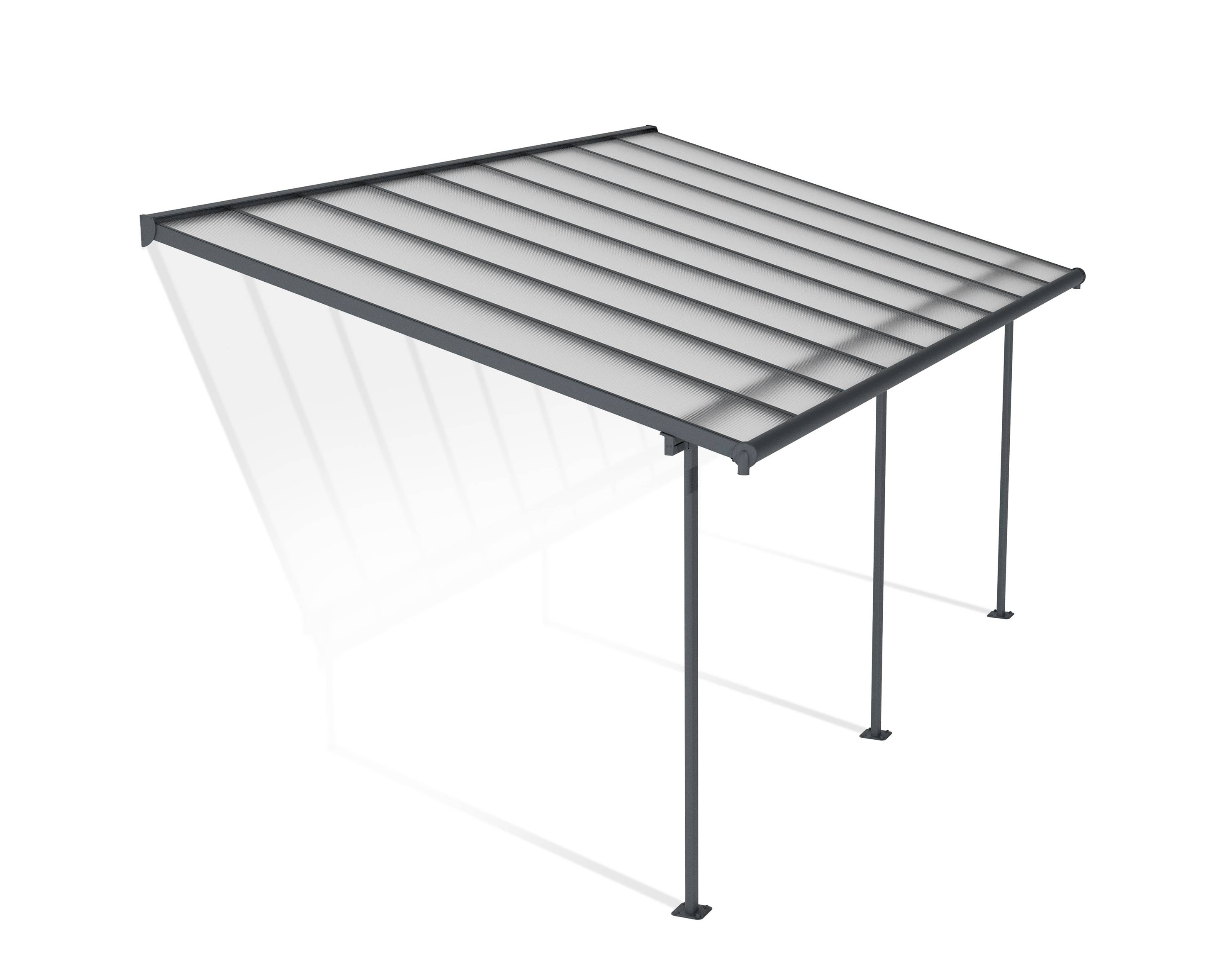 Canopia - Canopia Pergola Sierra 3X5,6 Grise - Image 1