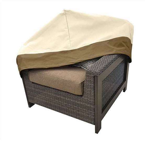 IntiMeg - Housse de Protection pour Banc, Housse Banc Jardin Tissu Oxford Imperméable, Housse de Banc Exterieur Anti UV et Vent—Marron 210D: 224×83×84cm IntiMeg - Image 4