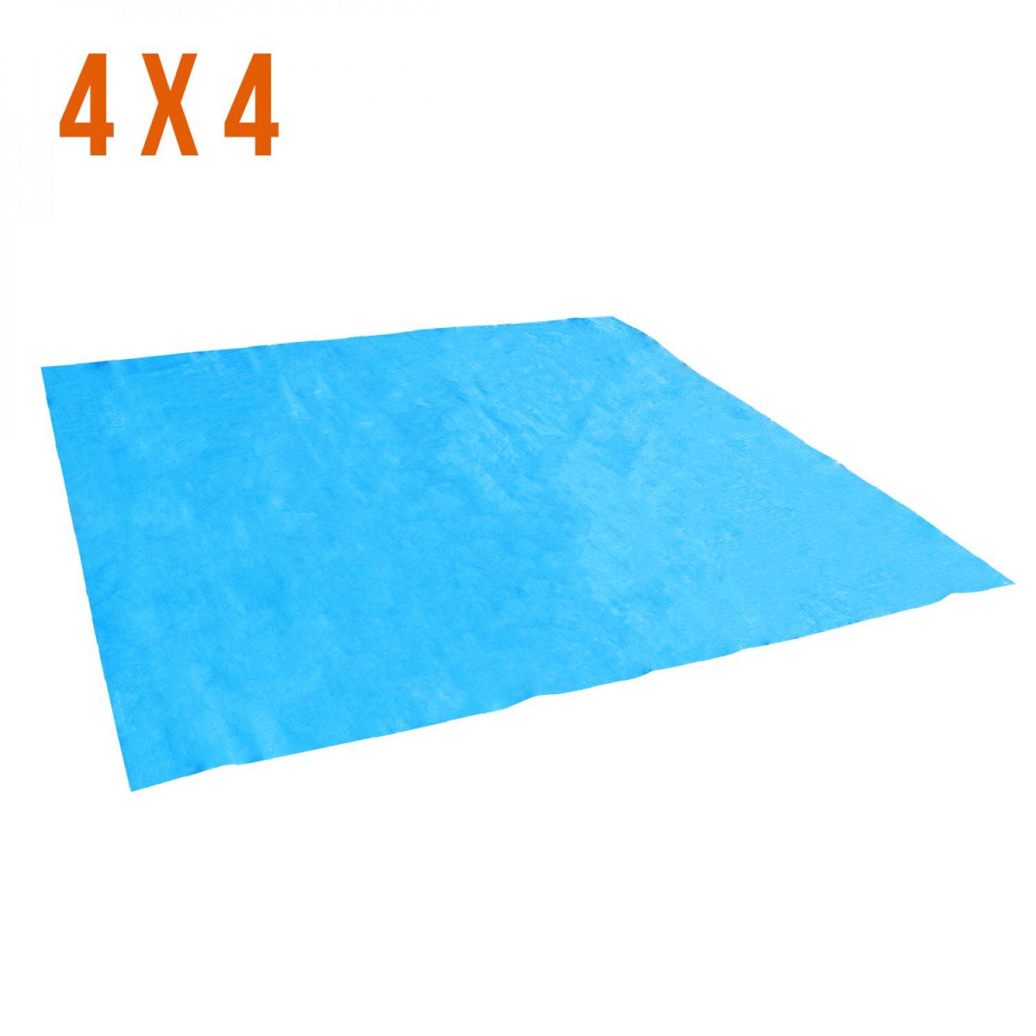 Linxor - Tapis de sol et de protection bleu pour piscine 4 m x 4 m - Linxor - Imagen 2