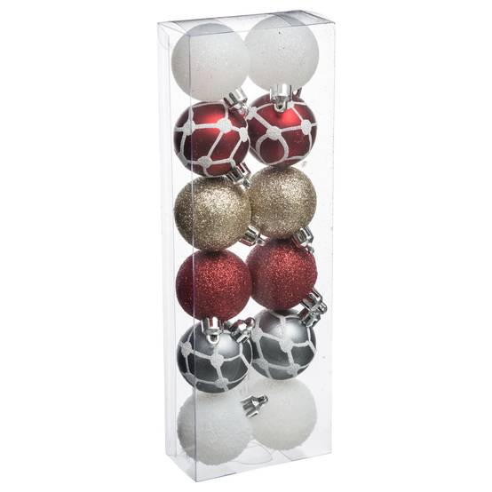 Sans Marque - Kit de décorations pour sapin de noël - 12 Pièces - Féérie Lights & Christmas