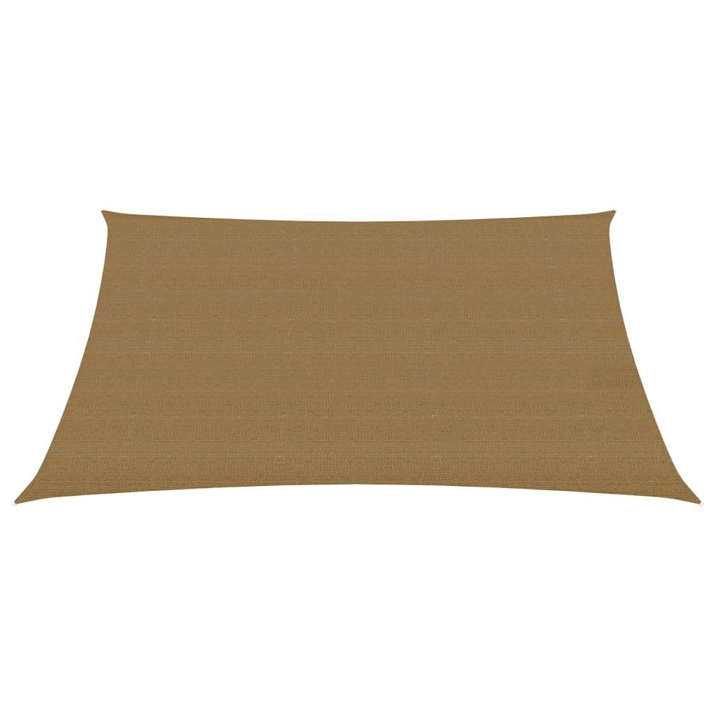 Helloshop26 - Voile d'ombrage 160 g/m² taupe 3 x 4,5 m PEHD - Imagen 2