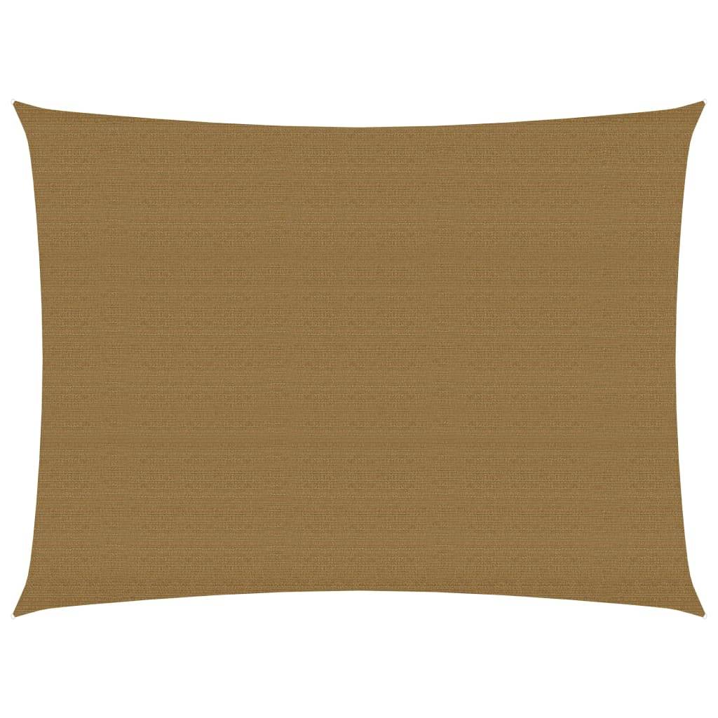 Helloshop26 - Voile d'ombrage 160 g/m² taupe 3 x 4,5 m PEHD - Imagen 1