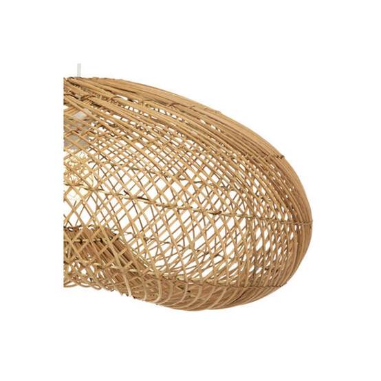 Lampe Suspension en Rotin "Jeny" 68cm Beige - Image 3