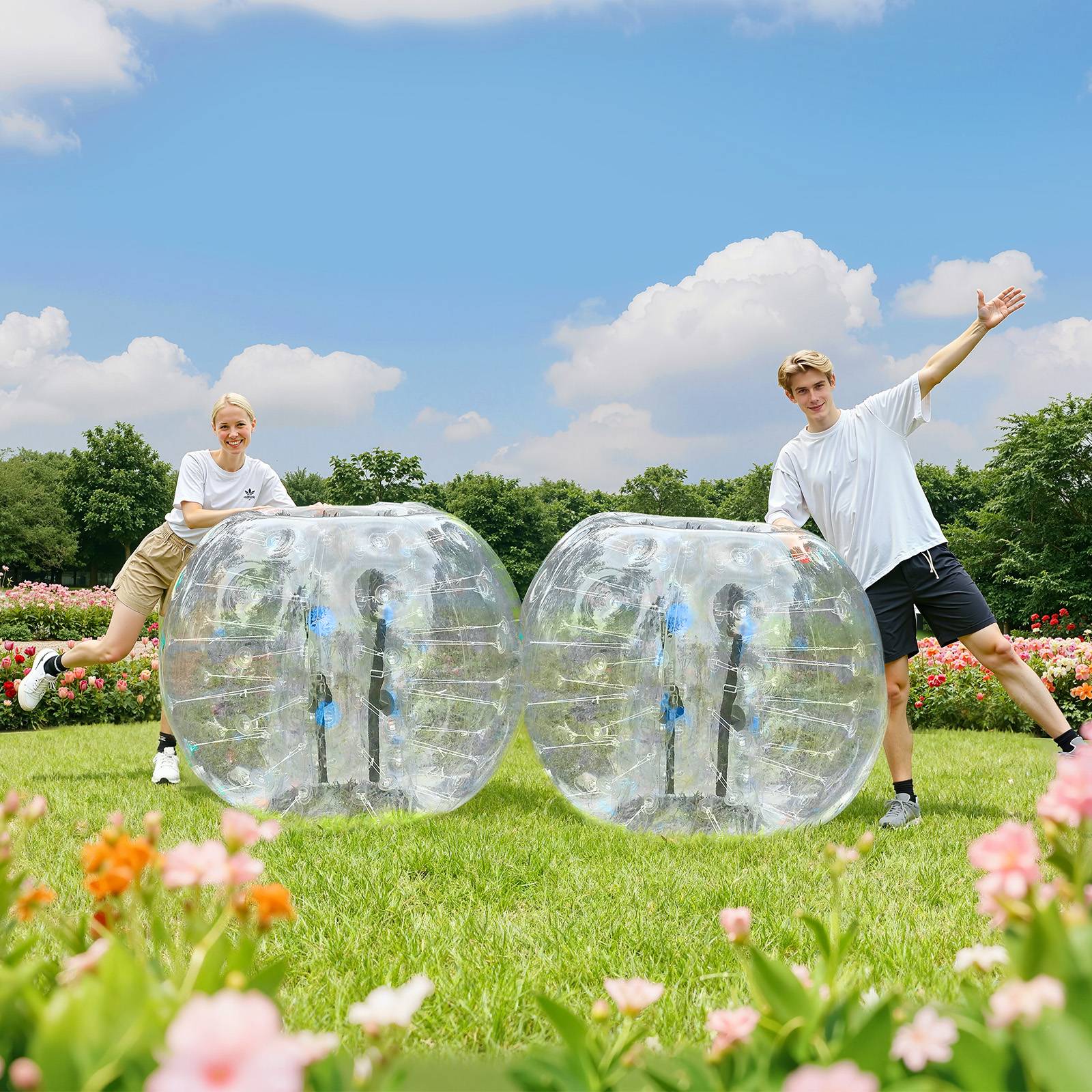 Vevor - VEVOR Bulle Gonflable Ballon Pare-chocs 1,5 m Bulle Sumo pour Jeux Foot Adultes - Image 8