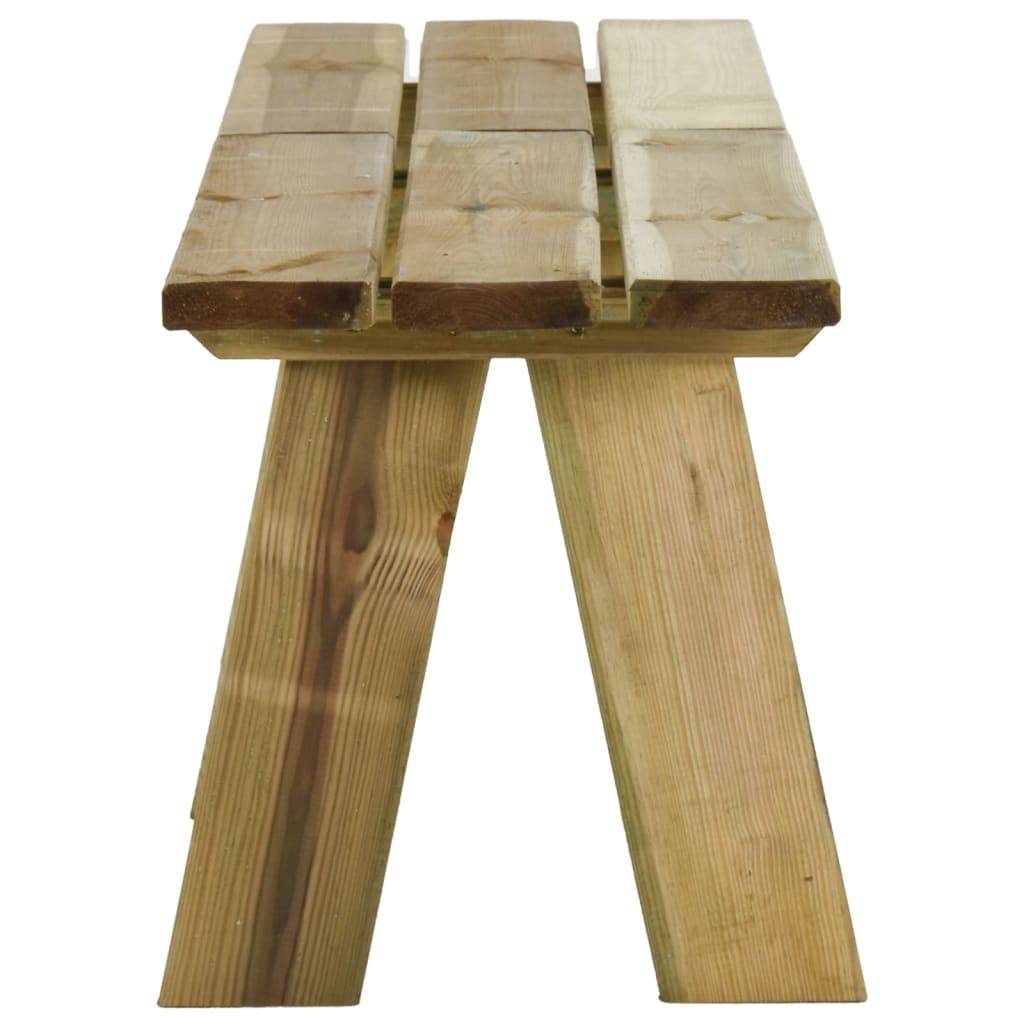 Helloshop26 - Banc de jardin meuble de patio d'extérieur terrasse 220 x 38 x 45 cm bois de pin massif imprégné - Imagen 3