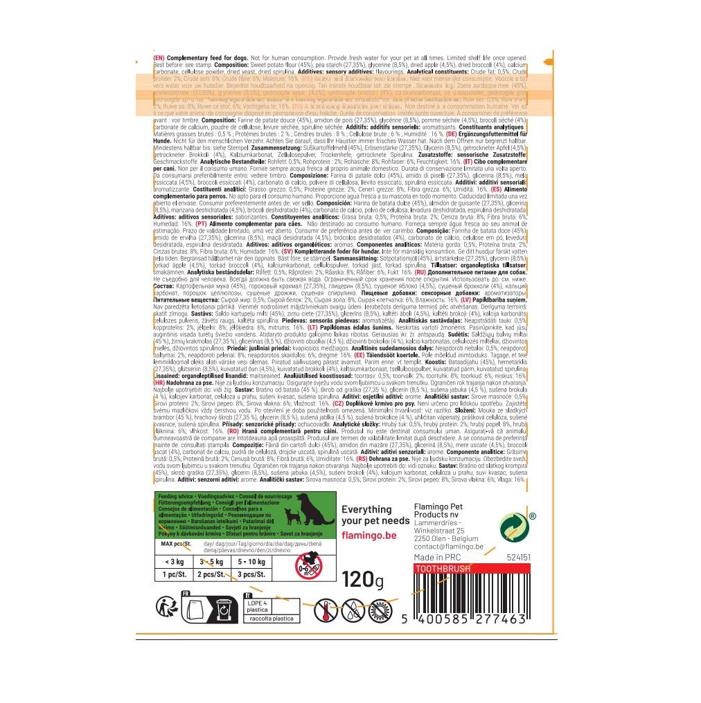 Eden - Friandises chien veggie brosse a dents a la pomme - Image 3