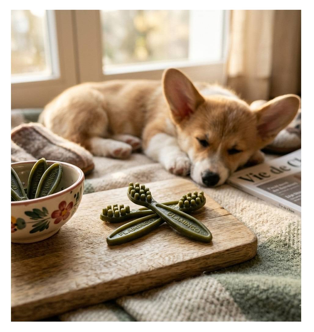 Eden - Friandises chien veggie brosse a dents a la pomme - Image 4