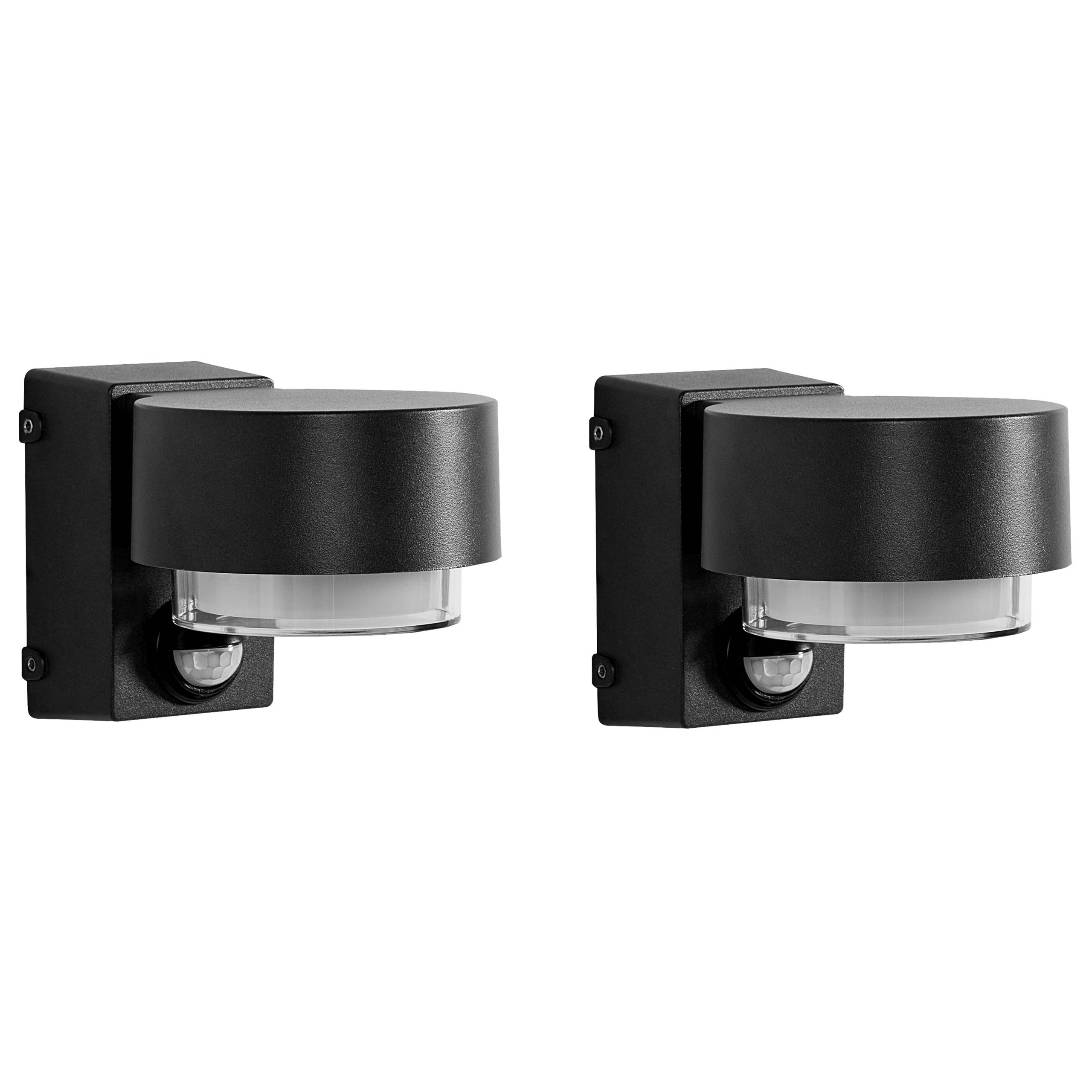 Beliani - Lampe murale pour l'extérieur Aluminium Noir GOVIA - 10x14x10- Beliani - Image 2