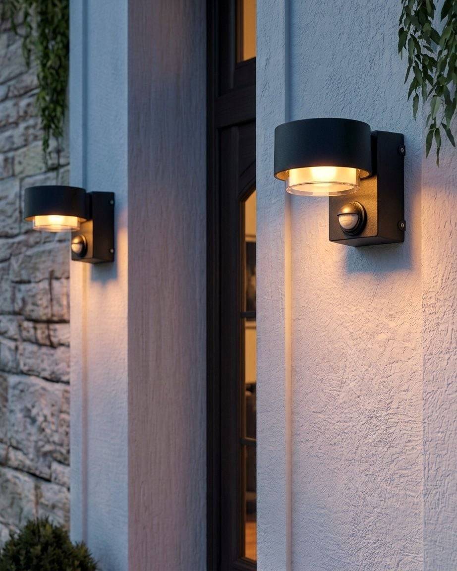 Beliani - Lampe murale pour l'extérieur Aluminium Noir GOVIA - 10x14x10- Beliani