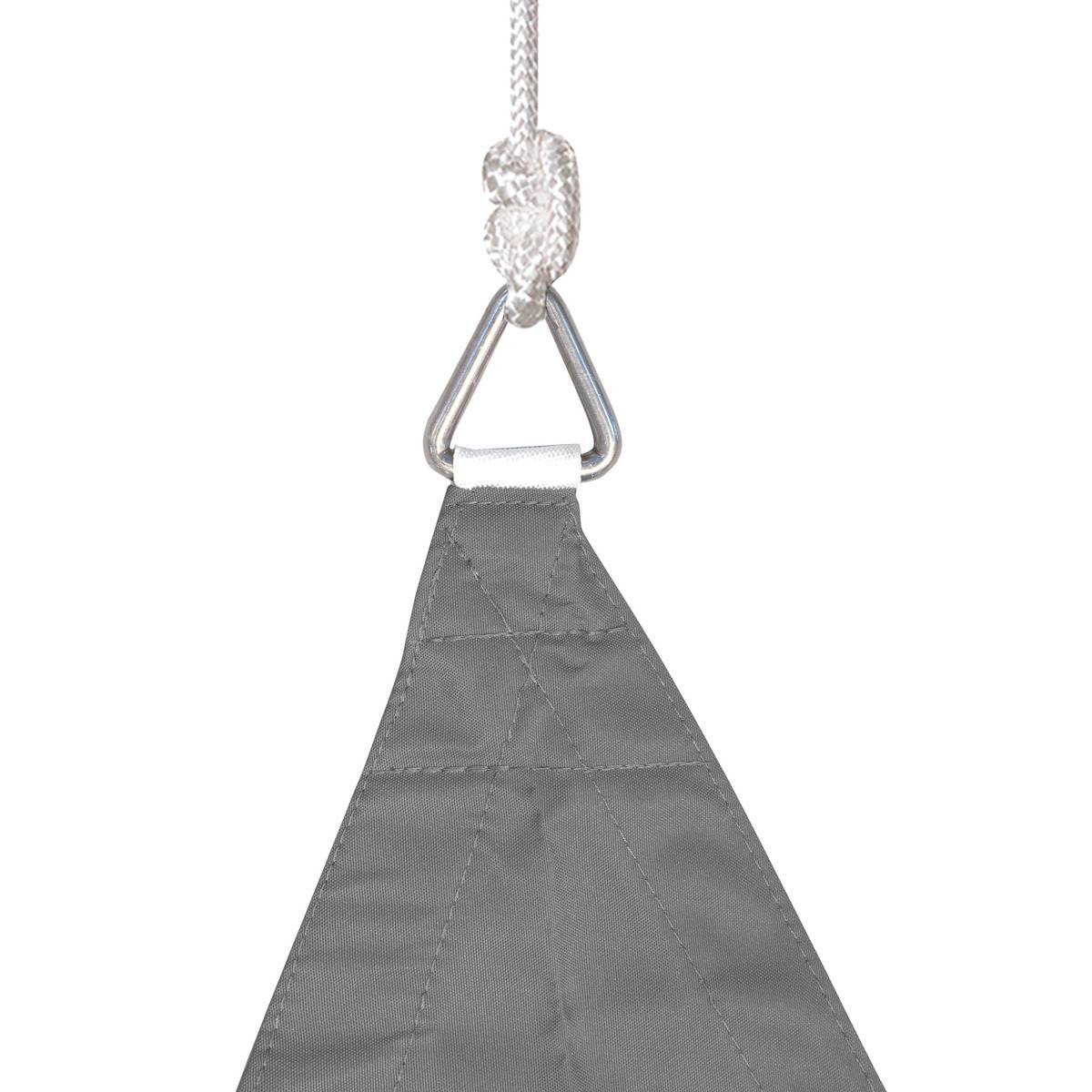 Hesperide - Voile d'ombrage triangulaire "Shae" noisette 4x4x4m en polyester Hespéride - Imagen 3
