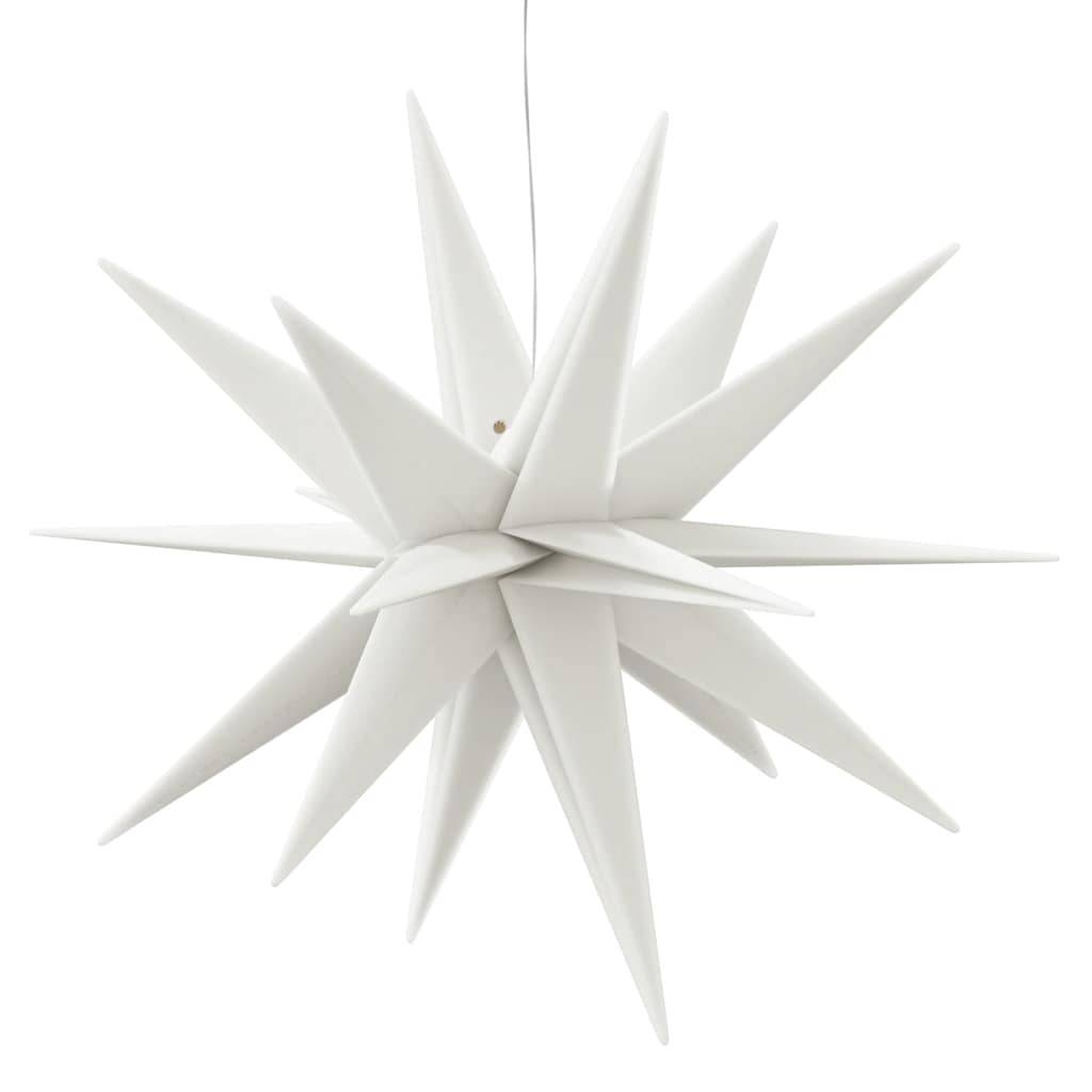 Étoile de Noël LED Pliable PP Décoration Extérieure Minuterie Blanc 57 cm – ComfortXL Outdoor Living - Image 7