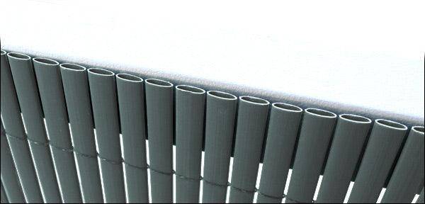 Helloshop26 - Clôture brise vue brise PVC 150 x 300 cm gris - Imagen 3