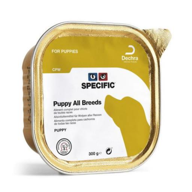 Pâtée pour chiot Specific CPW Puppy All Breeds - Lot de 6 boîtes x 300 g