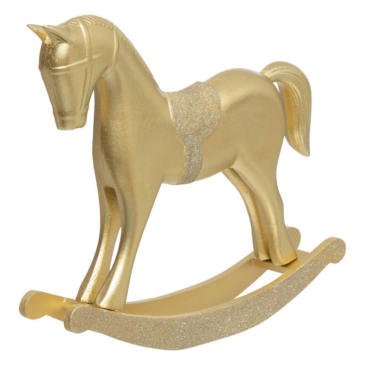 Fééric Lights & Christmas - CHEVAL BOIS DORE 32CM - Feeric Lights & Christmas