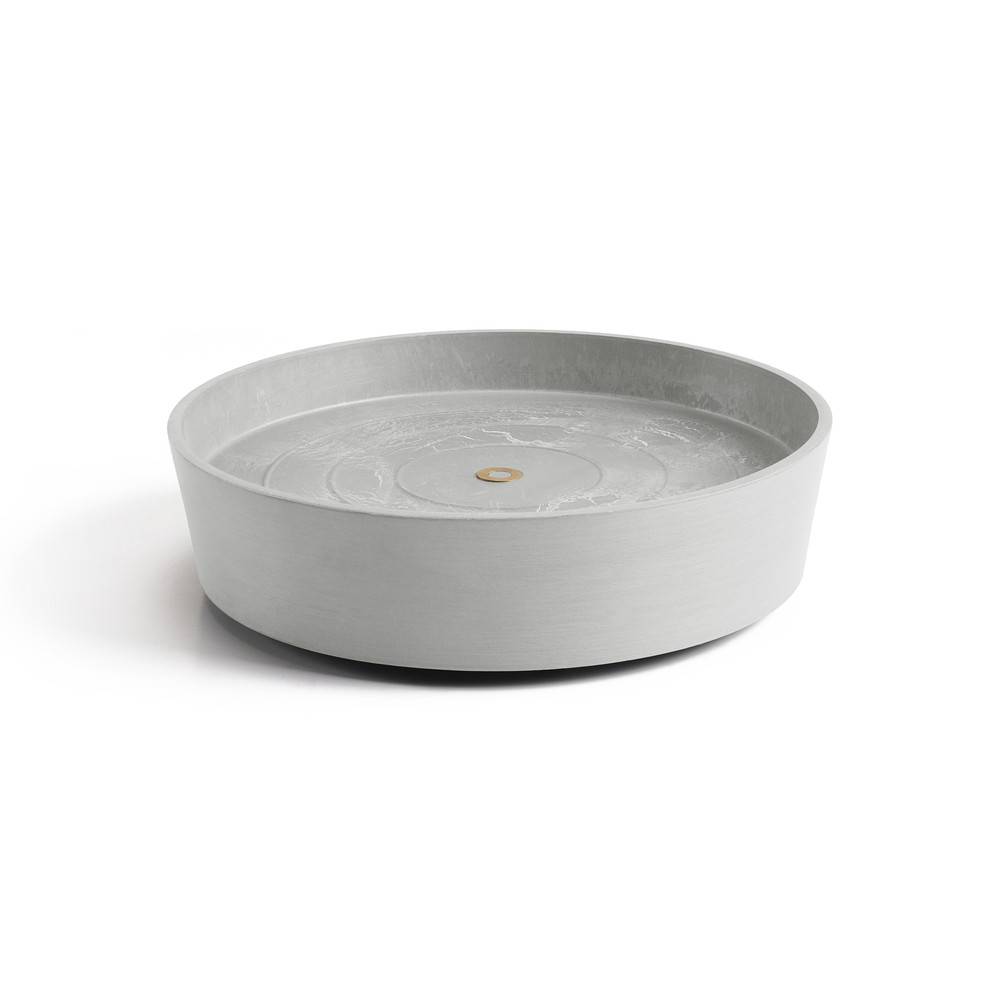Ecopots - Support à roulettes Wheels 40 Blanc Gris - Ø 34,1 x H. 9 cm ECOPOTS - Imagen 1