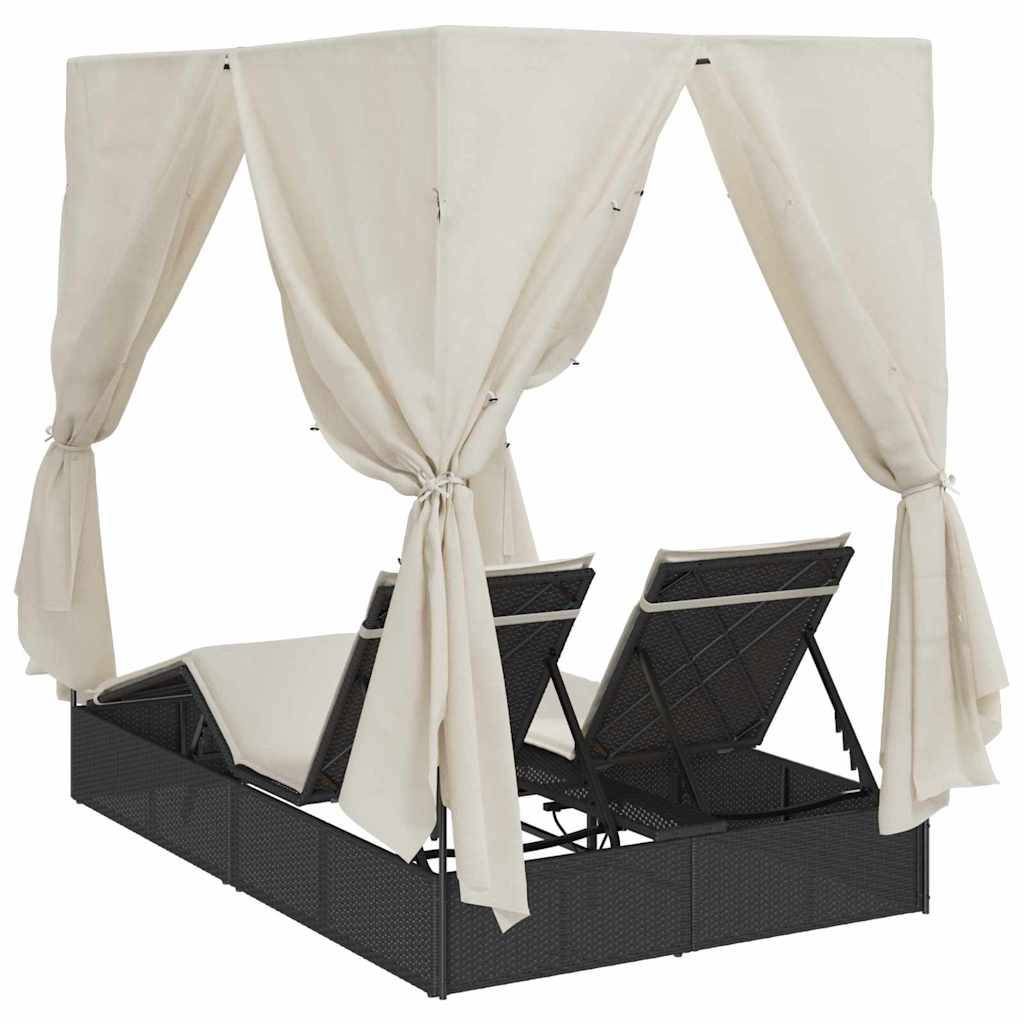 Vidaxl - Transat double Blanc chaud polyrotin vidaXL 3376127 - Image 8