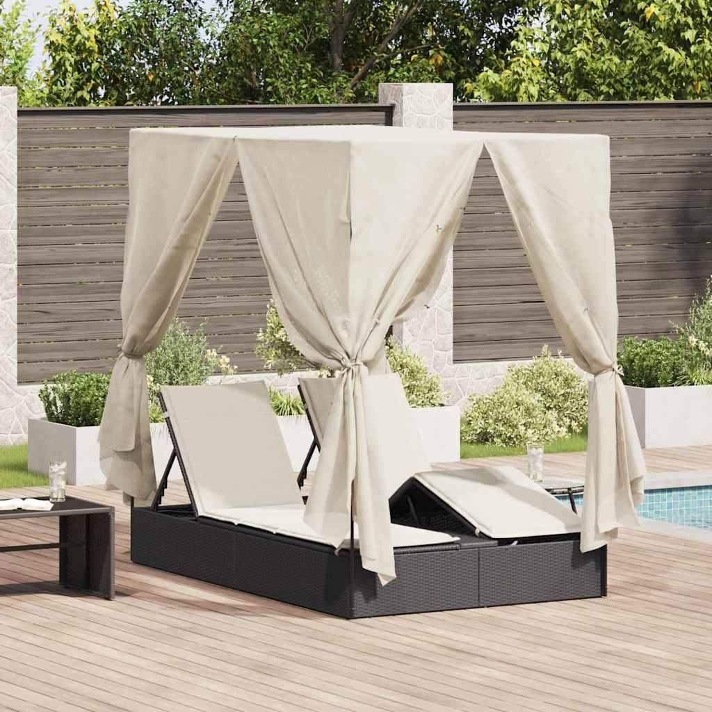 Vidaxl - Transat double Blanc chaud polyrotin vidaXL 3376127