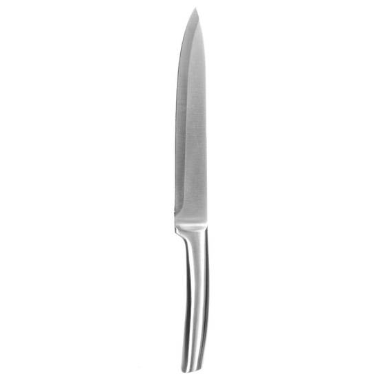 Bloc 5 Couteaux "Acacia" 35cm Naturel & Argent - Image 2