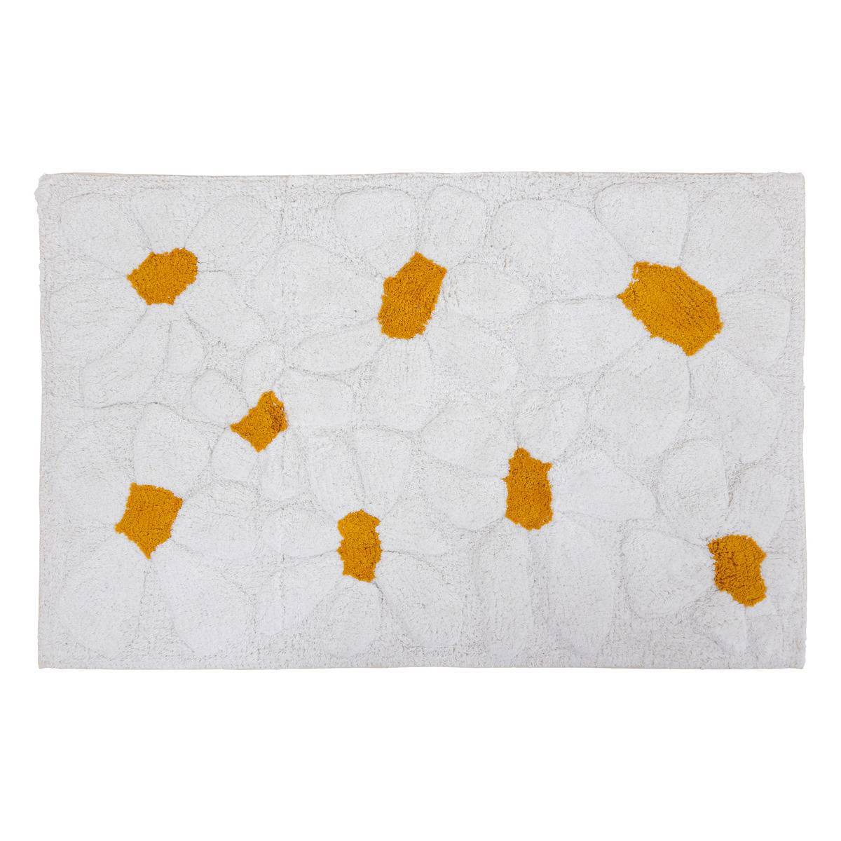 Atmosphera - Tapis "Daisy" 60x90cm blanc - Atmosphera Créateur d'intérieur - Imagen 1