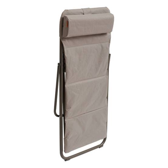 Hesperide - Chilienne de jardin pliante "Jubba" noisette & praline en zinc et polyester Hespéride - Image 5