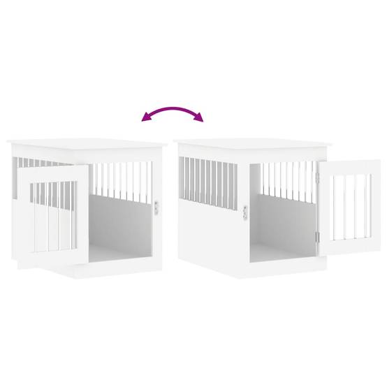 Niche plastique bois et acier blanc 55 x 75 x 65 cm - Prolenta premium p355.0 - Image 10