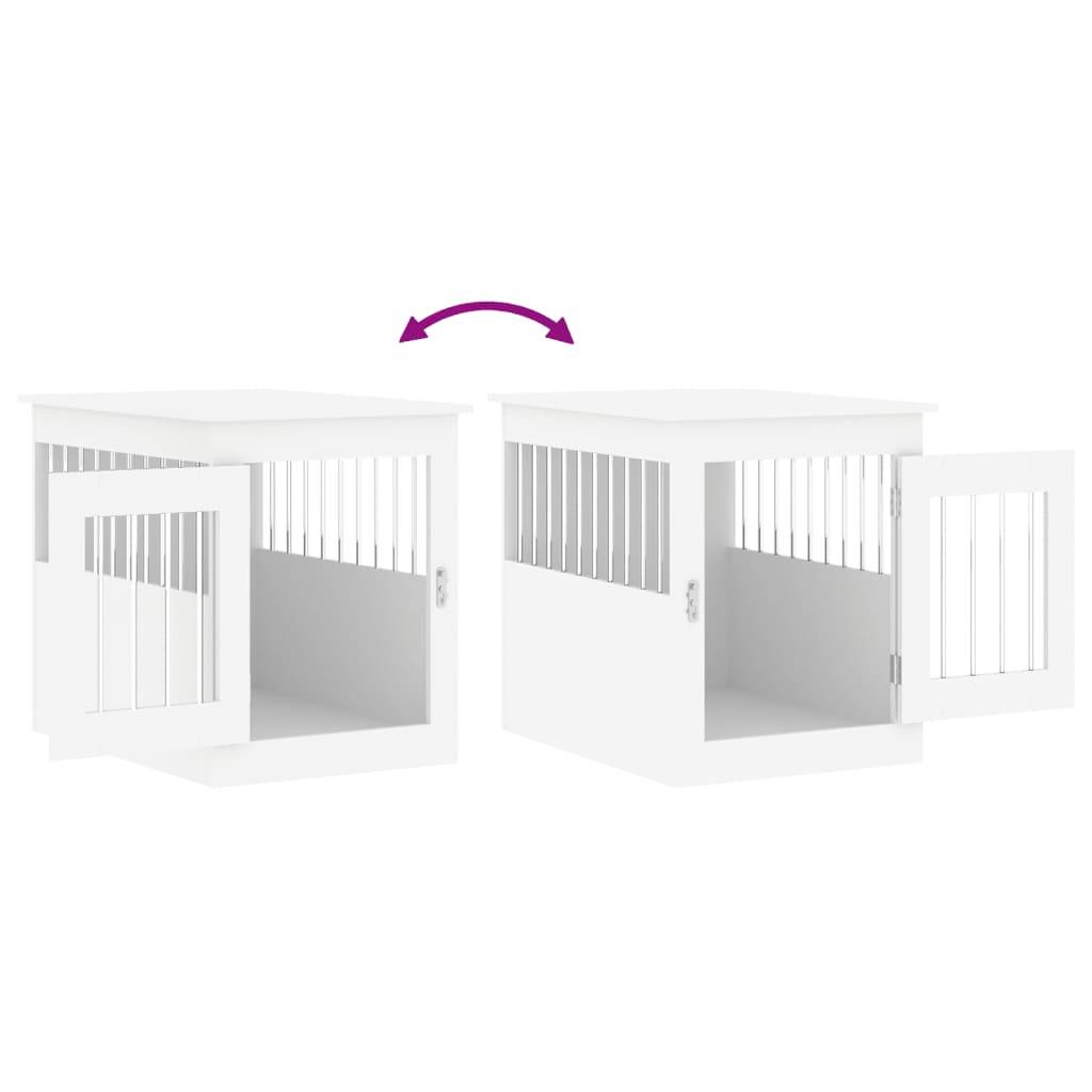 Niche plastique bois et acier blanc  55 x 75 x 65 cm  - Prolenta premium p355.0 - Image 10