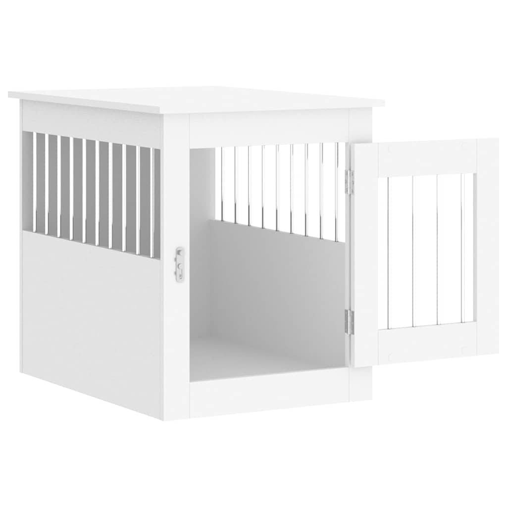 Niche plastique bois et acier blanc  55 x 75 x 65 cm  - Prolenta premium p355.0 - Image 6