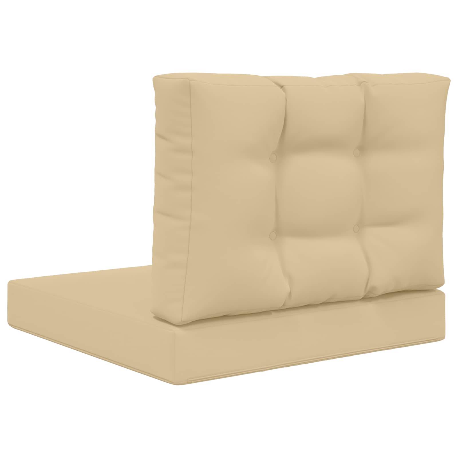PANGIVO - Coussins de canapé polyester beige 60 x 60 x 8 cm, poids:3.08kg - PANGIVO - Image 7