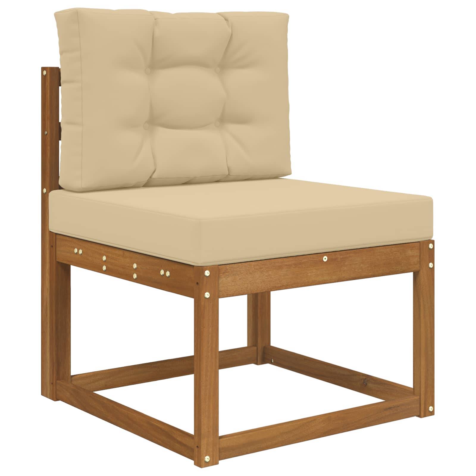 PANGIVO - Coussins de canapé polyester beige 60 x 60 x 8 cm, poids:3.08kg - PANGIVO - Image 3