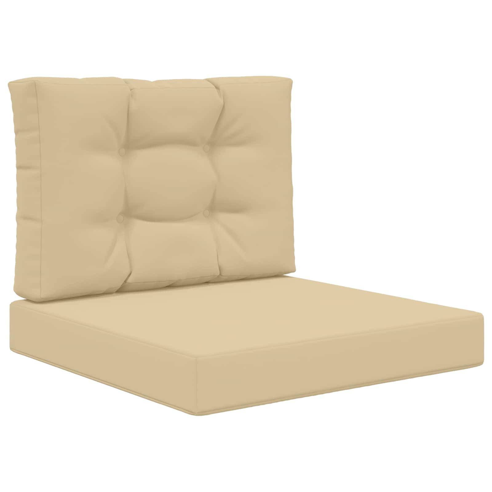 PANGIVO - Coussins de canapé polyester beige 60 x 60 x 8 cm, poids:3.08kg - PANGIVO - Image 2