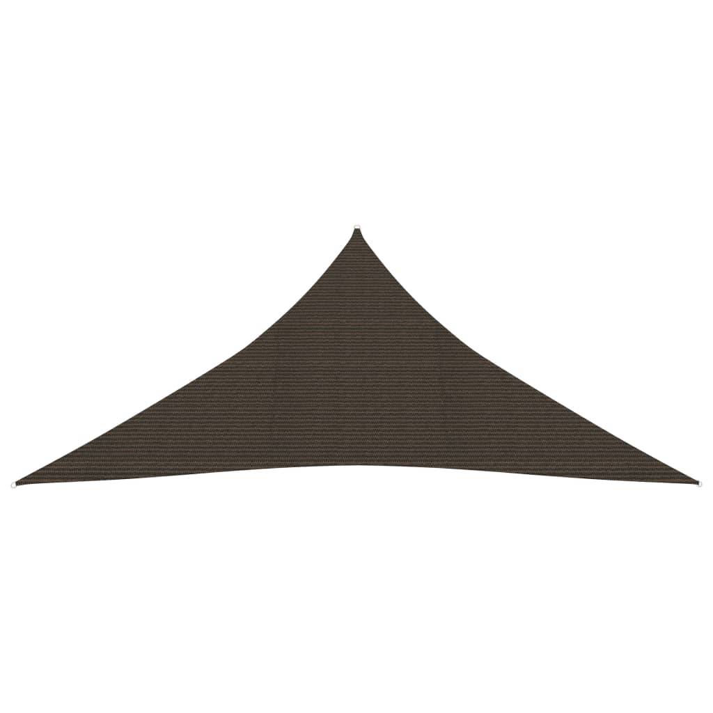Helloshop26 - Voile toile d'ombrage parasol 160 g/m² PEHD 3,6 x 3,6 x 3,6 m marron - Imagen 2