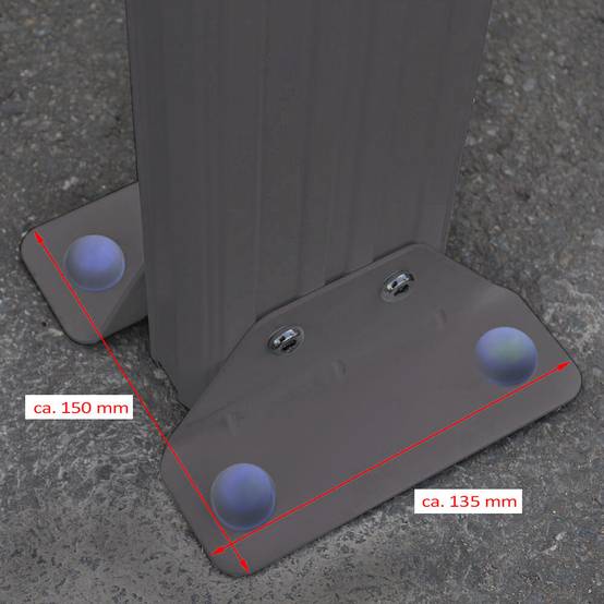 Home Deluxe - Couverture de terrasse HOME DELUXE SOLIS - 435 / 442 x 300 / 303 x 278 / 226 cm Gris - Image 6