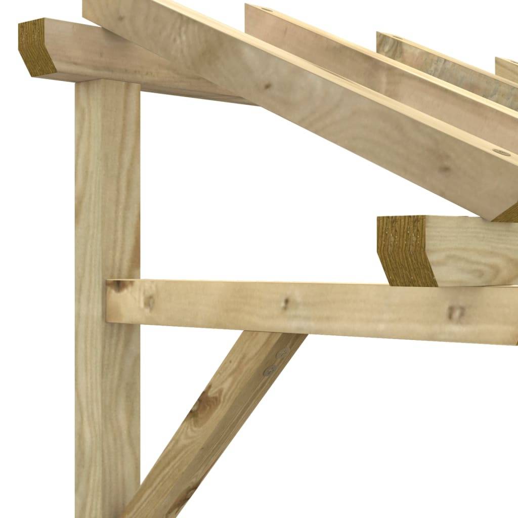 Vidaxl - Auvent de porte 150x100x100 cm Bois de pin solide vidaXL 49452 - Image 8