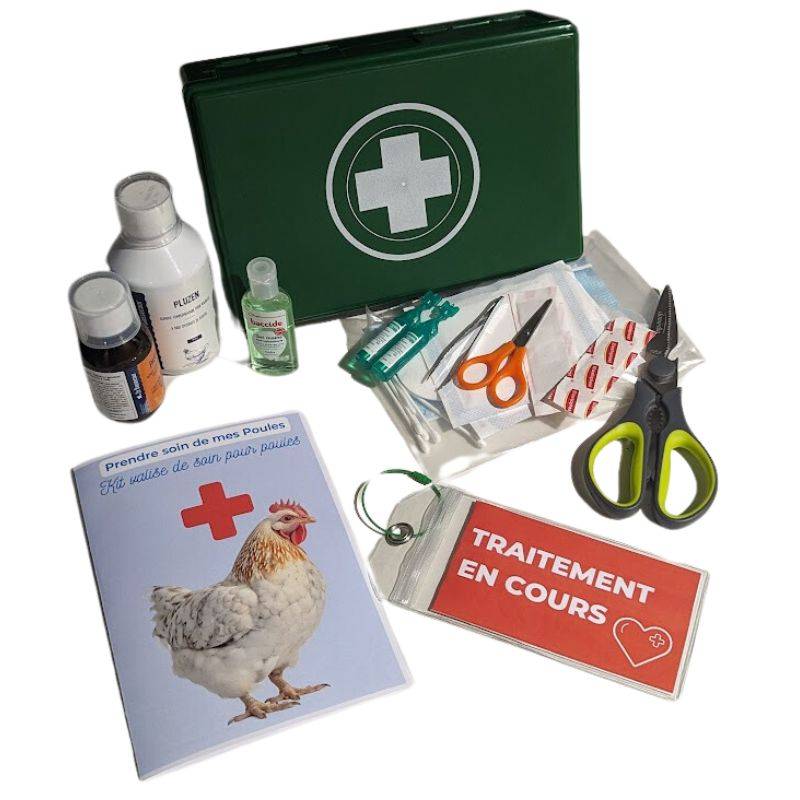 Kit valise de soin pour poule - les essentiels - Cot Cot House