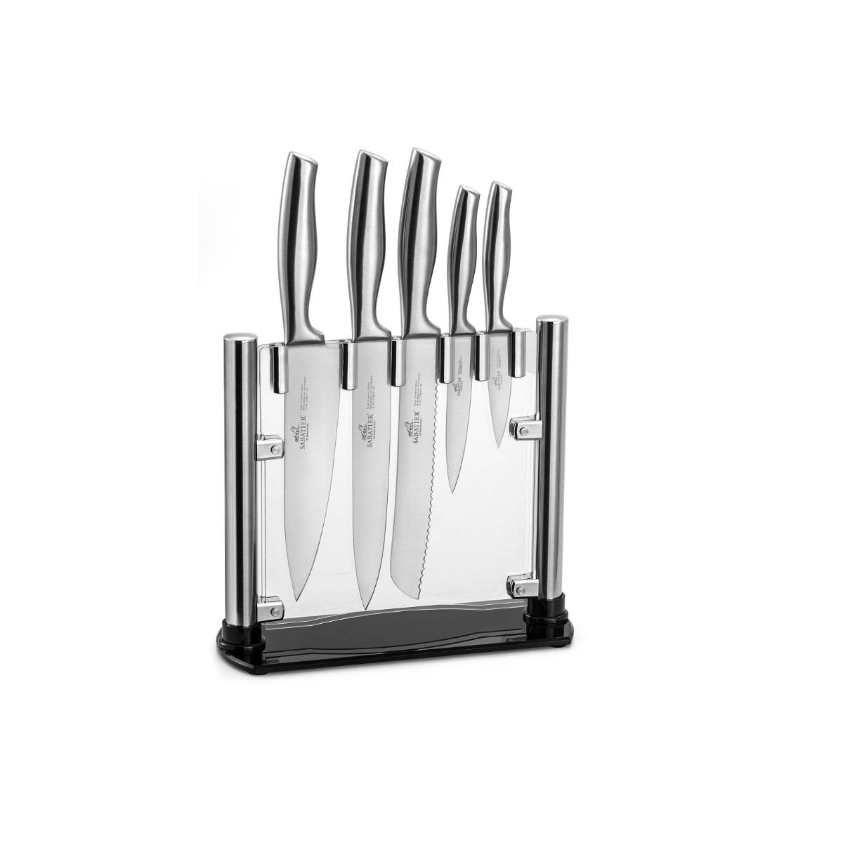Bloc de 5 couteaux inox 669582 Lion Sabatier - Imagen 1