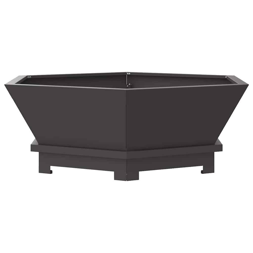 ComfortXL - Brasero Foyer d'Extérieur en Acier pour Jardin Barbecue Chauffage 75 cm Noir – ComfortXL Outdoor Living - Image 6
