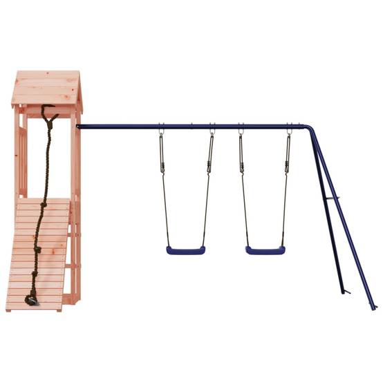 Helloshop26 - Aire de jeux d'extérieur balançoires toboggan portiques robuste jeux jardin 308 x 196 x 207 cm bois massif de douglas - Imagen 3