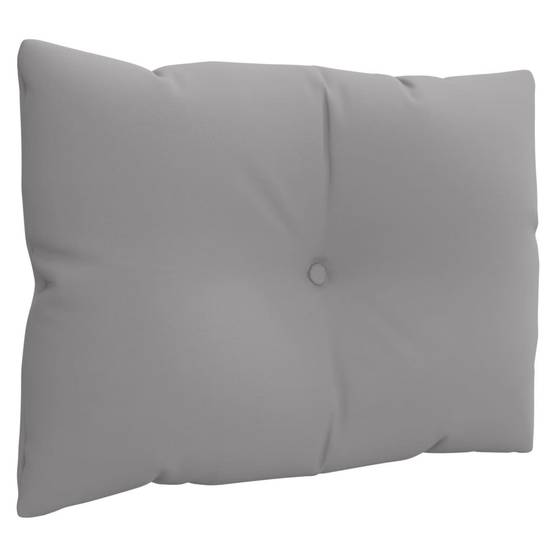 Lot de 3 Coussins pour Salon de Jardin Palette en Polyester Confortable Gris 61.5x60cm – ComfortXL Outdoor Living - Image 4