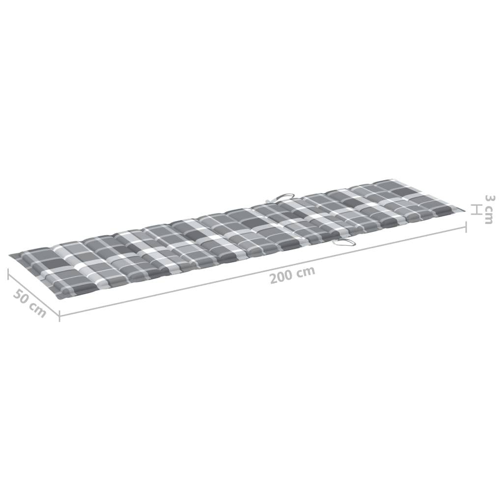 Helloshop26 - Lot de 2 transats chaise longue bain de soleil lit de jardin terrasse meuble d'extérieur avec table et coussin bois de teck solide - Imagen 8