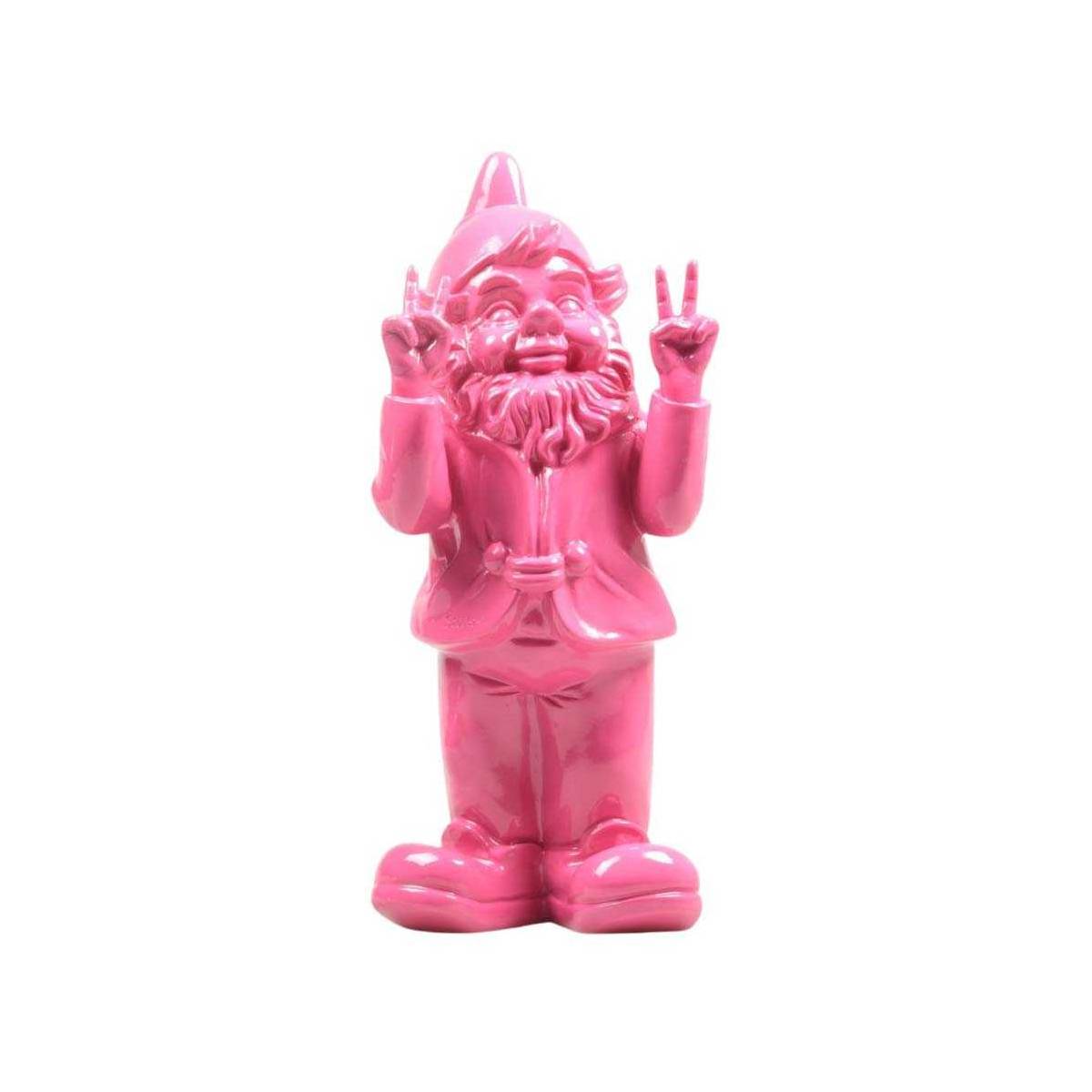 Stoobz - Nain de jardin en résine 13 x 11 x 31 cm Peace Stoobz - Imagen 1