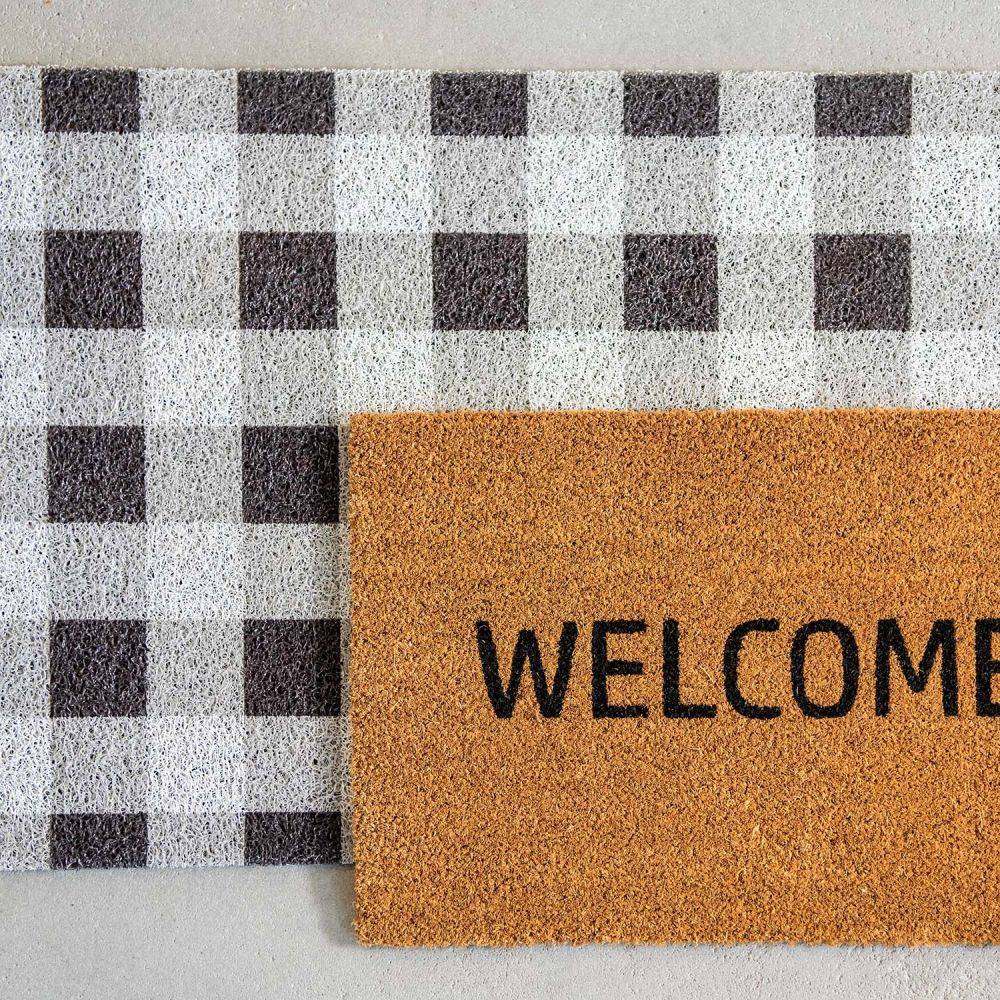 Esschert Design - Tapis dessous de paillasson à motifs Carreaux Best For Boots - Imagen 4