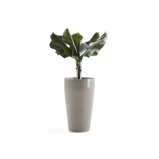 Ecopots - Pot Haut Sankara 75 Taupe - Ø 45 x H. 75 cm - 78 L ECOPOTS - Imagen 3