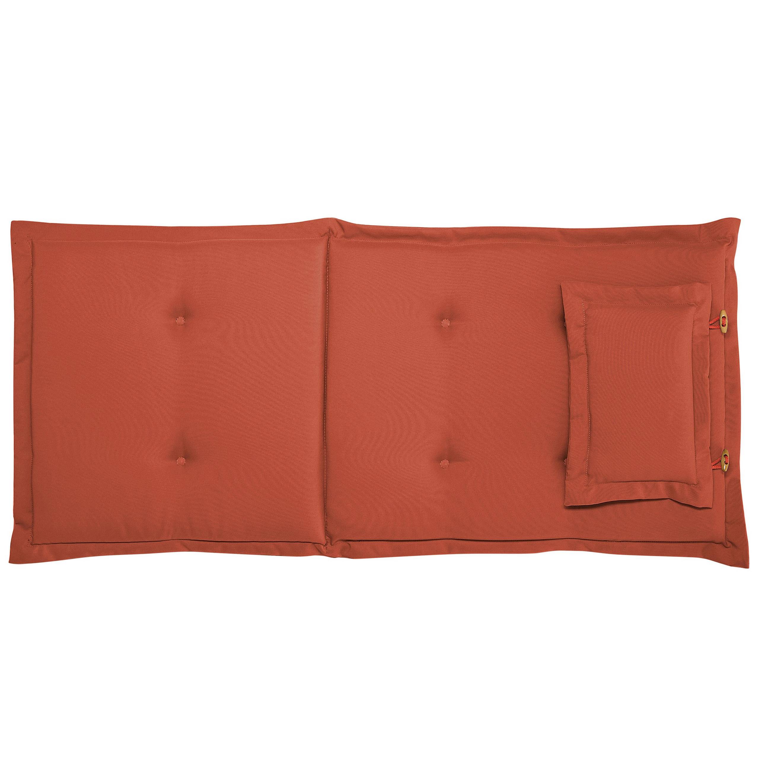 Beliani - Coussin d'assise d'extérieur Polyester Rouge foncé JAVA/AMANTEA - Beliani - Imagen 4